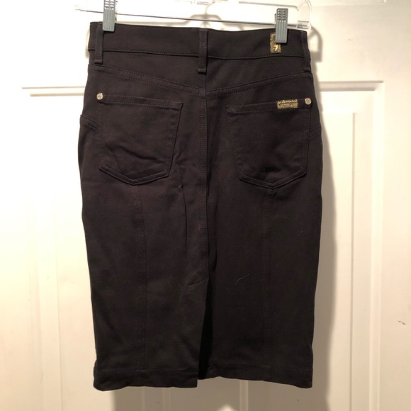 7 for All Mankind High Waist Pencil Skirt - Picture 6 of 8